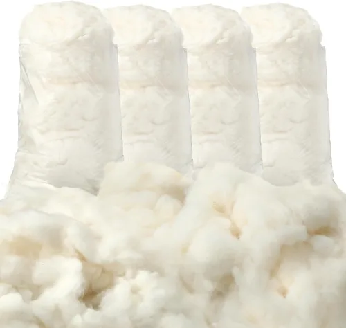 Miniatura 13 de Relleno de Algodón de 250g/0.55lb para Animales de Peluche, Almohada Suave, Relleno de Fibra de Algodón Natural, para Juguetes, Decoraciones