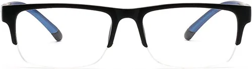 Miniatura 3 de TR90 - Lentes de lectura bifocales fotocromáticos de transición para hombre y mujer, lentes de sol deportivos cuadrados de medio marco 0 ~+4.00