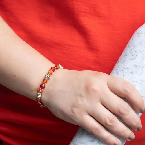 Miniatura 22 de Pulsera elástica de alerta médica, pulsera de identificación médica de repuesto intercambiable, etiqueta de identificación no incluida, cristales