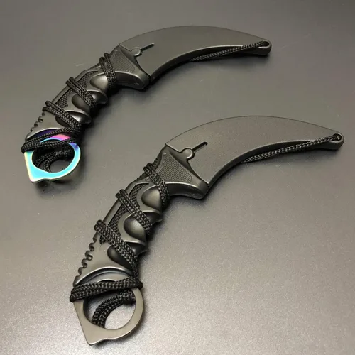 Miniatura 7 de Karambit Cuchillo Entrenador - Cuchillo de Práctica de Entrenamiento de Acero Inoxidable con Funda para Principiantes - Herramienta Entrenadora