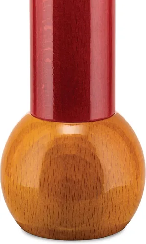 Miniatura 2 de Alessi Molino de pimienta de madera de diseño, rojo