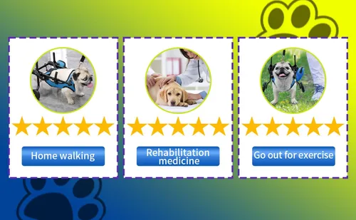 Miniatura 4 de Silla de ruedas para mascotas para patas traseras, adecuada para patas traseras, silla de ruedas para perros discapacitados, movilidad para caminar