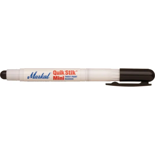 Markal 61129- Quik Stik All Purpose Mini, marcador de pintura sólida, perfecto para madera, metal, marcado de neumáticos y construcción, marca en