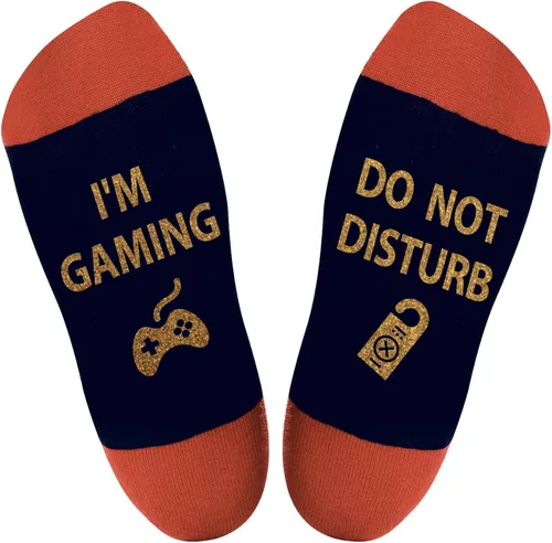 Miniatura 3 de Calcetines divertidos para videojuegos, calcetines novedosos para hombres, mujeres, adolescentes y niños, calcetines de vestir de algodón, regalo