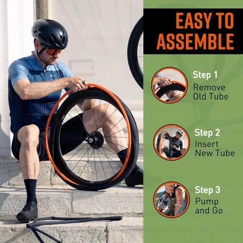 Miniatura 4 de Tubolito Tubo CX/Gravel 700C x 1.260-1.969 in con válvula Presta de 2.362 in Ligero, fuerte y compacto Compatibilidad de llantas y frenos