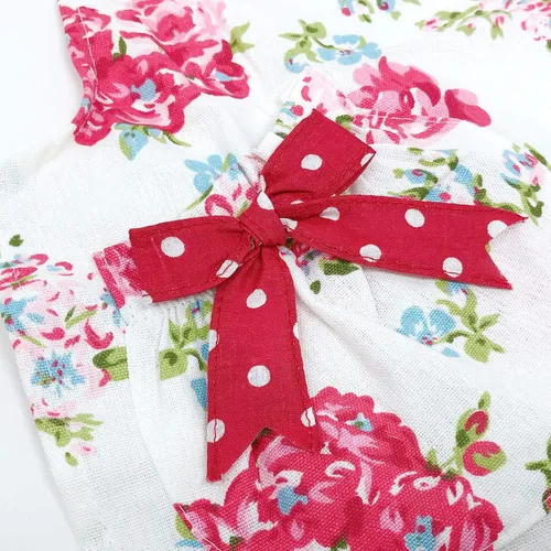 Miniatura 3 de Wrapables Delantal con volantes y rosas para madre e hija para hornear, cocinar y hacer manualidades, niño