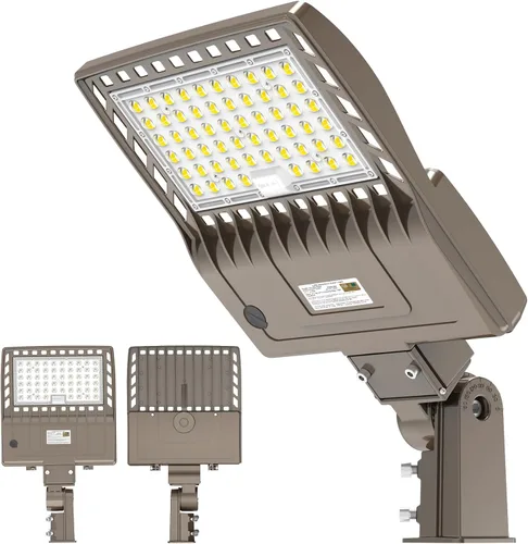 Miniatura 21 de Luces LED de estacionamiento de 480 V 150 W 21000 LM LED Shoebox Pole Lights Fixture 400W HID/HPS Reemplazo 5000K IP65 AC 277-480V UL Listado