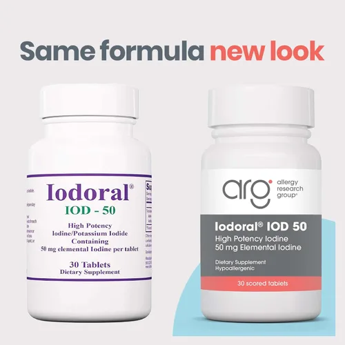 Miniatura 3 de Optimox Suplemento yodoral de 50 mg - Tabletas de yoduro de potasio, apoyo para la tiroides, vitaminas y minerales diarios, solución de yodo