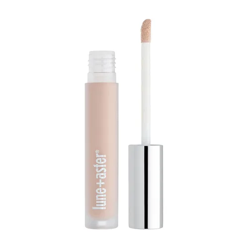 Lune+Aster Imprimación de párpados – Imprimación de párpados correctora de color en rosa cremoso | Hidrata, ilumina, enfoque suave | Con vitamina E