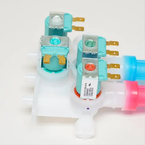 Miniatura 3 de Válvula de entrada de agua de 4 bobinas - Se adapta a 134637810, 134637800 para lavadora de carga frontal