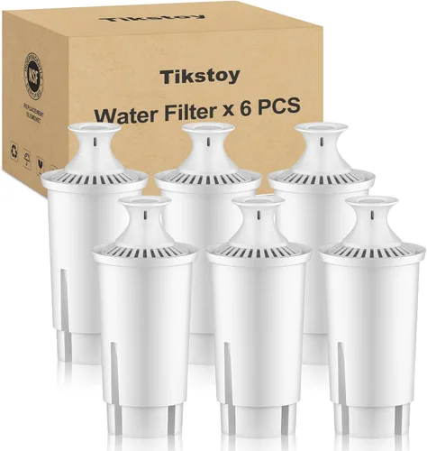 Filtro de agua de repuesto para filtro de agua y jarras Brita, filtro para jarra de agua compatible con Brita Classic, Mavea, Ob03, 107007 35557,