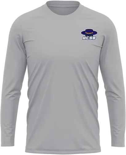 Miniatura 146 de Camisa deportiva de manga larga oficial de la NCAA Collegiate para hombre, con logotipo en el pecho izquierdo, colección Athletic Heather