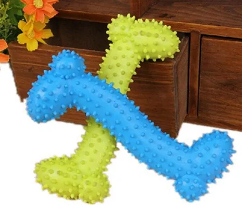 Miniatura 2 de Juguetes masticables para mascotas, resistentes a la mordedura de hueso, perro, cachorro, espina molar, juguete masticable para entrenamiento