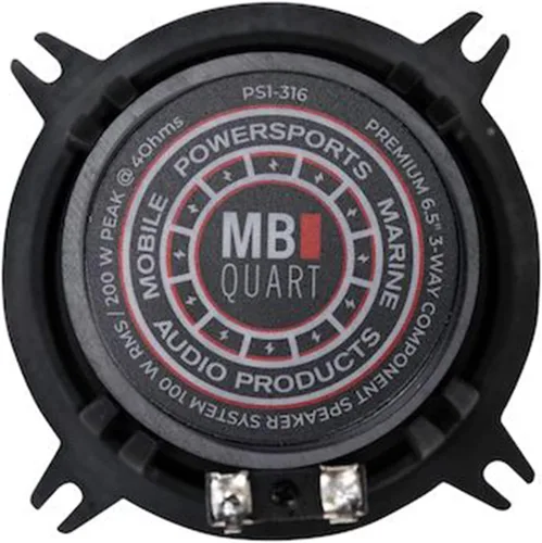 Miniatura 8 de MB Quart PS1-316 Sistema de altavoces de coche de 3 vías de alta calidad (negro, par) - Sistema de altavoces de 6.5 pulgadas, audio para automóvil
