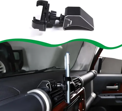 Miniatura 9 de HAPPYHORSE Soporte de teléfono para automóvil compatible con Toyot@ FJ Cruiser 2007-2021, control central de automóvil, lado derecho, soporte
