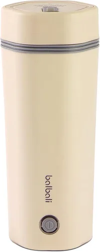 Miniatura 8 de Hervidor eléctrico de viaje pequeño de acero inoxidable - Hervidor eléctrico portátil para agua hirviendo - Hervidor de té de viaje apagado