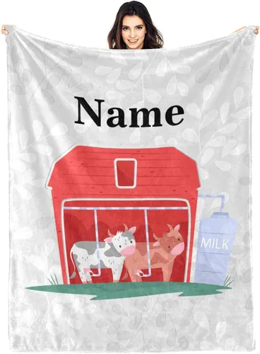 Miniatura 15 de Manta personalizada divertida para amantes de los gatos, manta con nombre personalizado con bonito regalo de gato para personas que aman a