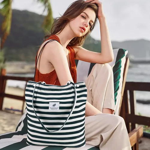 Miniatura 189 de Ayieyill - Bolsa de pana para mujer y niña, con correa de lona para colgar al hombro, bolsa con bolsillo