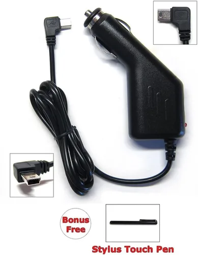 Miniatura 4 de Ramtech - Cable adaptador de cargador de coche para Garmin Nuvi 200 200 W 205 205 215 215 255 255 W 255WT 265 265W 265WT 275 285W 295W GPS + lápiz