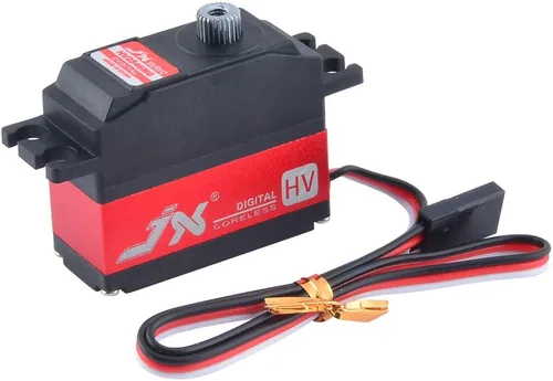 Miniatura 2 de JX Servo PDI-HV2546MG 0.88 oz Metal Gear Digital High Voltage Tail Servo 180 ° para RC 450 500 Helicóptero Ala Fija Piezas de Avión