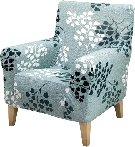 Miniatura 69 de FUANGUI Funda para Sillón de Banquete con Brazos Fundas para Sillas Elásticas Funda para Sillón Club Funda Suave para Sillón Sofá Cubiertas 03