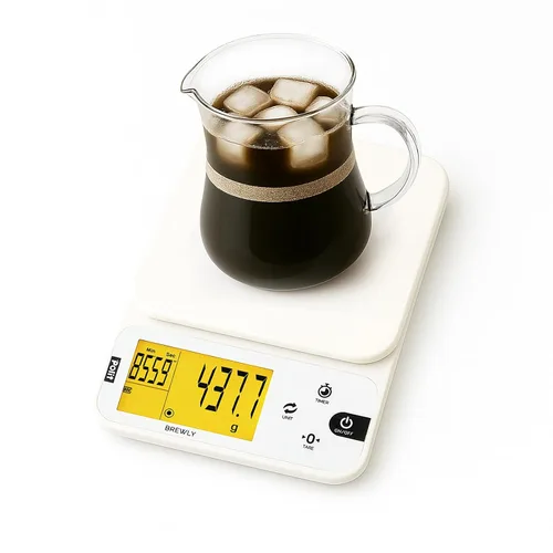 Miniatura 14 de Polit Báscula digital de cocina KT-66 de 30 libras/28.7 lbs Báscula de precisión de alimentos de 0.05 oz/1 g con pantalla LCD, batería
