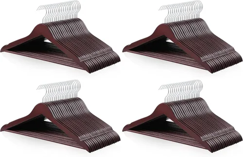 Miniatura 10 de Amazon Basics Perchas de madera para trajes, paquete de 30, color negro