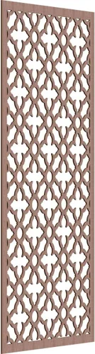 Miniatura 72 de Madison Paneles de pared decorativos de madera con calado, 9 3/8 pulgadas de ancho x 24 3/8 pulgadas de alto x 3/8 de alto, roble rojo rojo (Red Oak)
