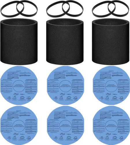 Miniatura 7 de Anewise Paquete de 6 Filtros de Disco de Papel Seco 90107 y Paquete de 3 Filtros de Manga de Espuma 90585 para Shop Vac Húmeda/Seca para Vacmaster