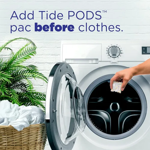 Miniatura 7 de Tide PODS Ultra Oxi Free and Gentle - Paquetes de detergente para ropa, 57 unidades, cápsulas de detergente hipoalergénico
