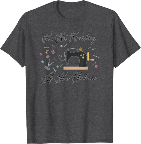 Miniatura 42 de It's Not Hoarding If Its - Camiseta de costura para acolchado, Blanco, S