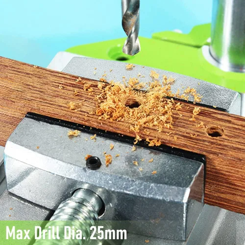 Miniatura 3 de Mini soporte de prensa de taladro de banco, banco de trabajo de taladro portátil de 480 W, herramienta de reparación de perforación de metal DIY