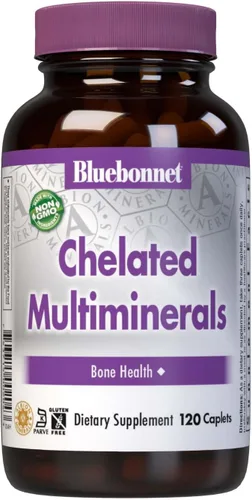 Miniatura 9 de Bluebonnet Nutrition Multiminerales quelados de alta potencia, minerales quelados Albion, sin soja, sin gluten, sin OMG, certificado Kosher, sin