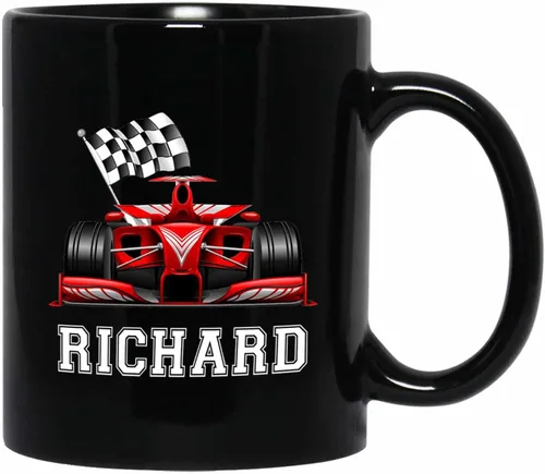 Miniatura 26 de Taza de café de fútbol personalizada con nombre, regalos para hombres, mujeres, amantes del fútbol, taza de cerámica negra personalizada de 11 onzas