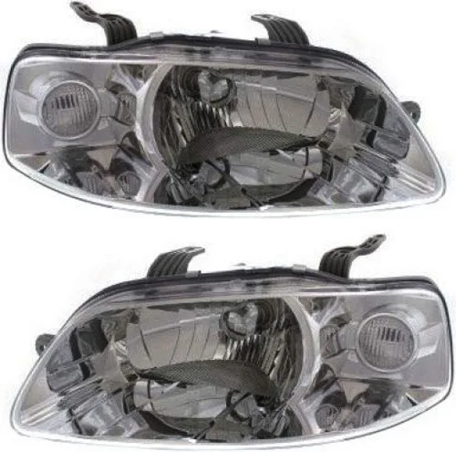 Miniatura 6 de Para Chevy Aveo Sedan 2004-2006/Hatchback 2004-2008/Wave Sedan 2005-2006/Hatchback 2007 Conjunto de faros delanteros con certificación DOT