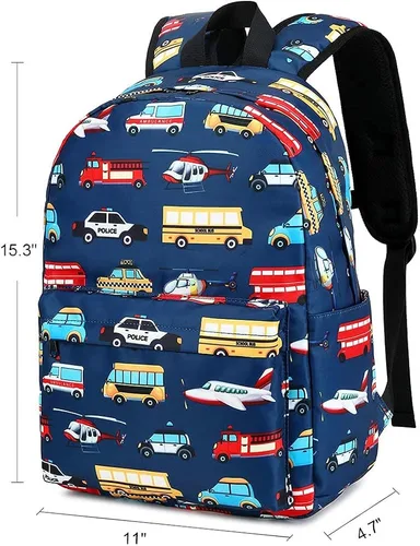 Miniatura 9 de CAMTOP - Conjunto de mochila y lonchera con estampados divertidos para niños de preescolar y primaria