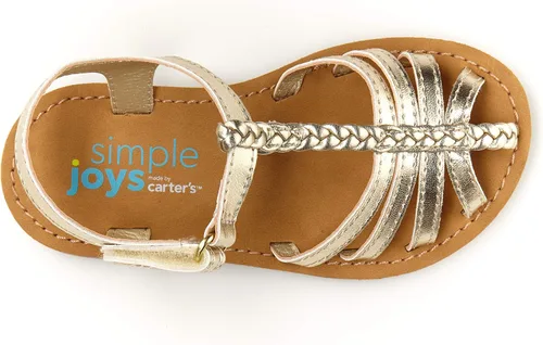 Miniatura 4 de Simple Joys by Carter's Sandalias de gladiador Freya para niñas