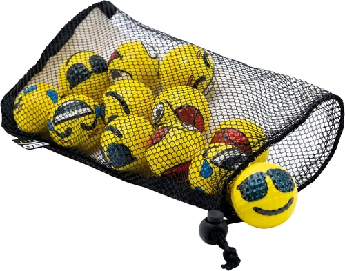 Miniatura 4 de Izzo Golf Tru Spin - Pelotas de práctica de espuma con opción de shagger/juego de práctica