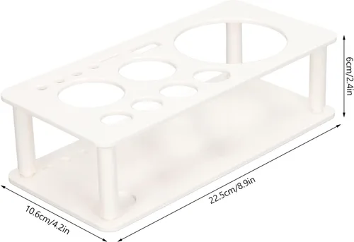Miniatura 2 de TOPINCN Kit de coctelera para barman de plástico, ahorro de espacio, organiza almacenamiento, soporte para herramientas de bartender, barra