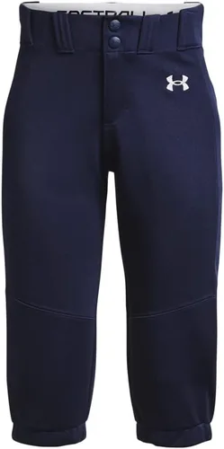 Miniatura 7 de Under Armour Pantalones de Softbol Utility para Niñas 22 (075) Gris Béisbol / Negro
