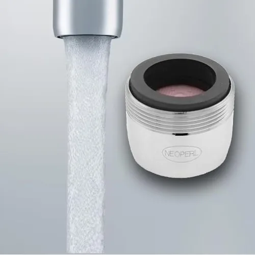 Miniatura 4 de California Stream - Grifo aireador WaterSense de 1.2 gpm Economy Flow Aerated Perlator (paquete de 10, doble)