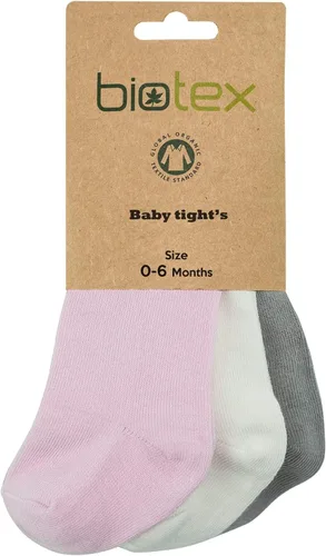 Miniatura 7 de Biotex 3 pares de medias de algodón orgánico para bebé niña y niño para invierno, leggings sin costuras, medias para recién nacidos, medias