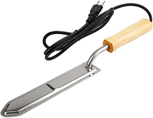 Honey Uncapping Hot Knife for Honey Peines Electric Heating Honey Scraper para apicultor Apicultura Herramientas de acero inoxidable Equipo extractor
