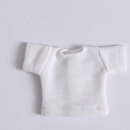 Miniatura 4 de Ropa de muñeca Bjd Ropa de moda Pantalones de mezclilla para OB11, GSC, 1/12bjd Ropa de muñeca Accesorios Pantalones+Camiseta (azul oscuro)