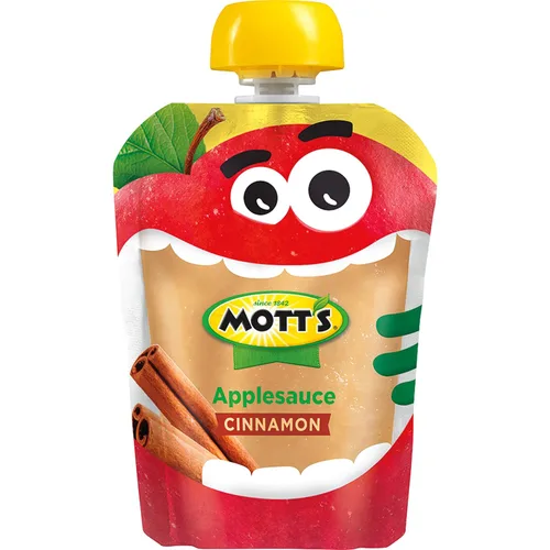 Miniatura 14 de Mott's Puré de manzana y canela, bolsas transparentes de 3.2 onzas, paquete de 20