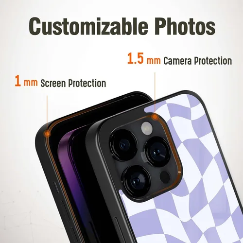 Miniatura 5 de Fundas de teléfono divertidas para niñas con diseño de tablero de ajedrez para iPhone 11, 12, 13, 14 Pro Max Plus Mini X Xs Xr, Samsung Note 7, 8