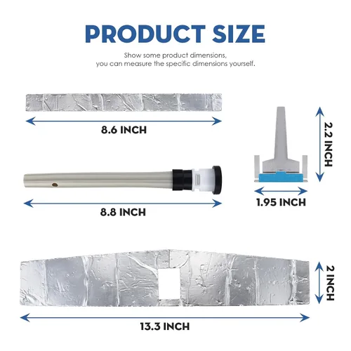Miniatura 2 de Showingo DA82-01415A Kit de reparación de fugas de agua para refrigerador, compatible con el ensamblaje de fugas de agua de Samsung, reemplazo