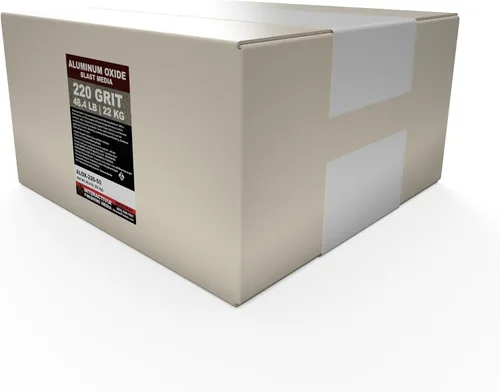 Miniatura 13 de Óxido de aluminio n.º 16 – 50 libras o 22.6 kg – Medios de chorro de arena gruesos premium de larga duración, arena de chorro de arena de alta