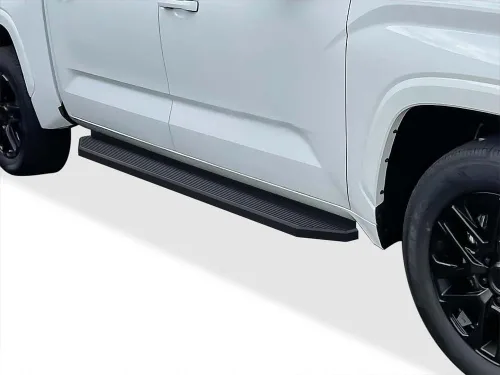 Miniatura 12 de APS Estribos 5 pulgadas Negro Mate Compatibles con Toyota Tundra 2022-2026 CrewMax Acero Inoxidable (Barras Nerf Pasos Laterales Estribos Laterales)