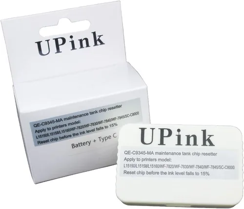 UPink C9345 Reiniciador de chip de caja de mantenimiento compatible para ET-5800 ET-5850 ET-5880 ET-8500 ET-8550 ET-16600 WF-7310 WF-7820 WF-7840